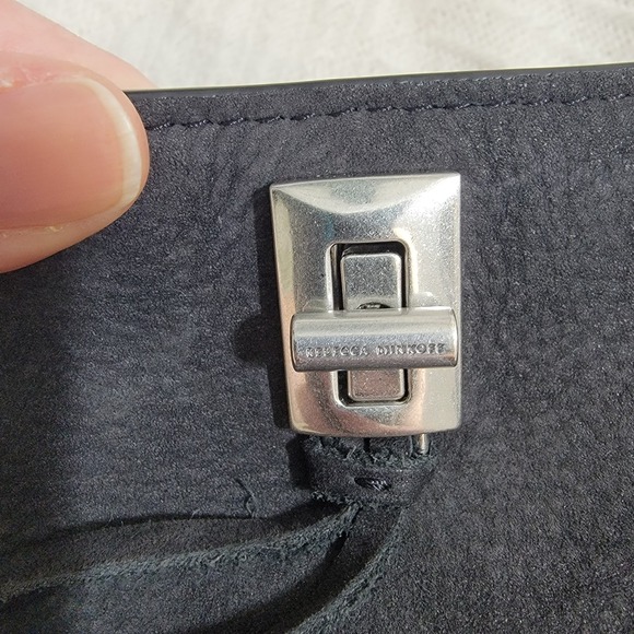 Rebecca Minkoff Small Darren Studded Shoulder Bag Black‎ Suede - Picture 6 of 16